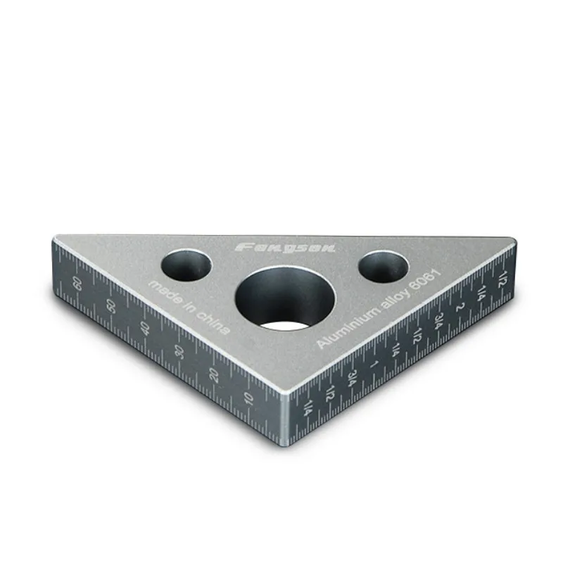 inch metric Triangle ruler 45 Degree Aluminum Alloy Angle Ruler Workshop Carpenter Woodworking square Multifunction Tool
inch metric Triangle ruler 45 Degree Aluminum Alloy Angle Ruler Workshop Carpenter Woodworking square Multifunction Tool