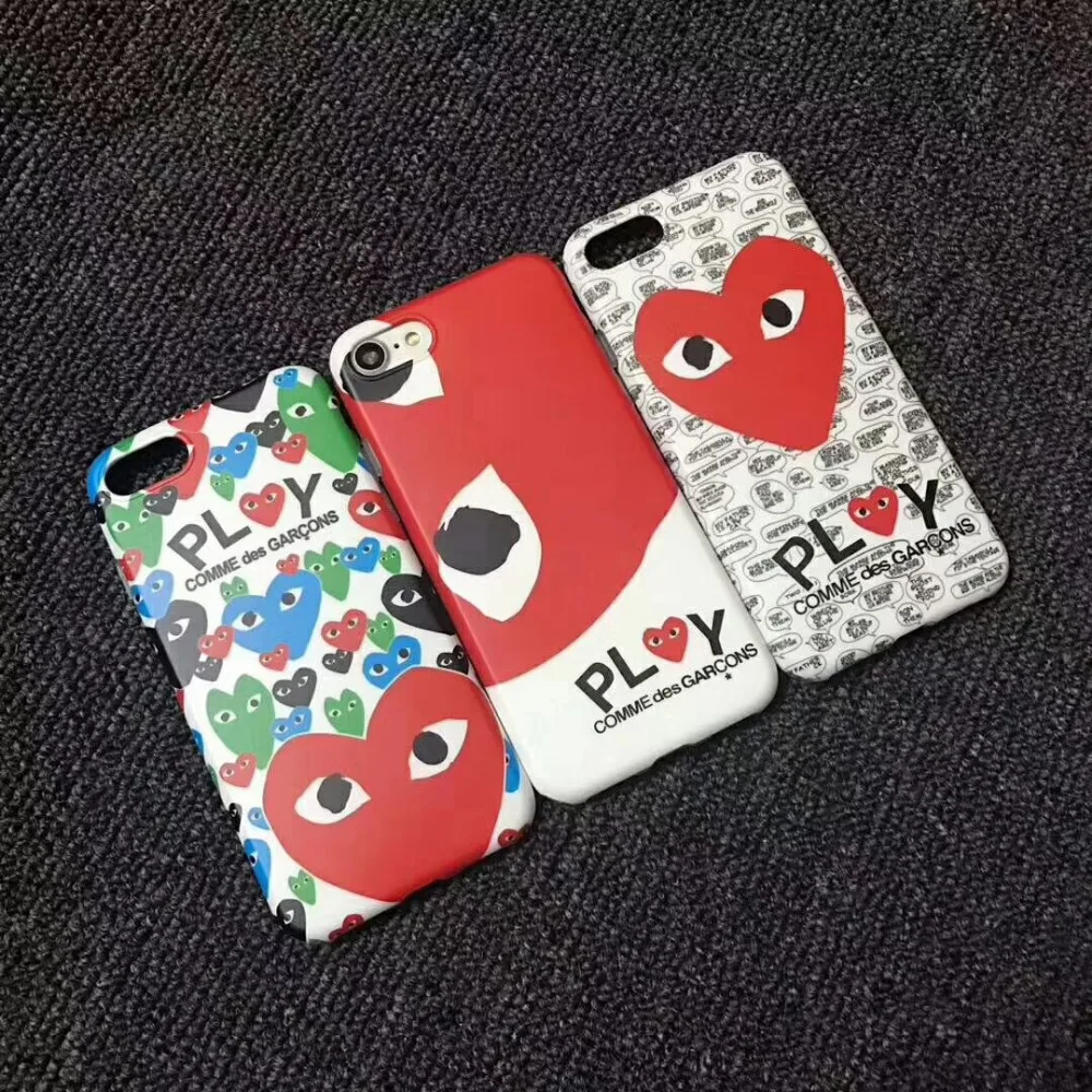 For iPhone 7 7 Plus 6 6S Plus 4.7 Fashion Japan CDG PLAY Comme des Garcons Loving eyes Fluorescence Hard PC Case cover
For iPhone 7 7 Plus 6 6S Plus 4.7 Fashion Japan CDG PLAY Comme des Garcons Loving eyes Fluorescence Hard PC Case cover