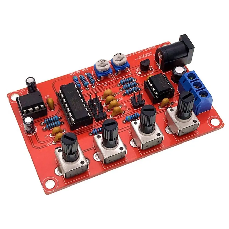 ICL8038 DC 12V 5HZ-400KHZ Function Signal Generator DIY Kit Sine Triangle Square sawtooth wave Output
ICL8038 DC 12V 5HZ-400KHZ Function Signal Generator DIY Kit Sine Triangle Square sawtooth wave Output