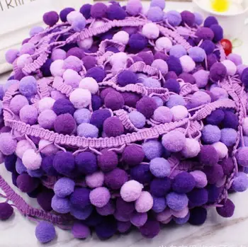 130Yards Pom Pom Lace Trim Pompom Tassel Ball Fringe Ribbon DIY Material Apparel Costume Scarf Hat Curtain Accessories Lace
130Yards Pom Pom Lace Trim Pompom Tassel Ball Fringe Ribbon DIY Material Apparel Costume Scarf Hat Curtain Accessories Lace