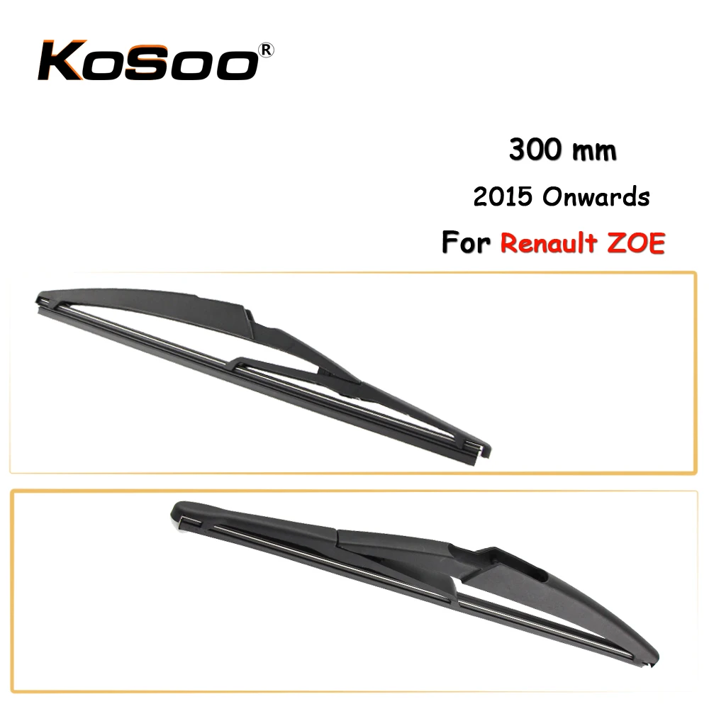 KOSOO Auto Rear Car Wiper Blade For Renault ZOE,300 mm 2015 Onwards Rear Window Windshield Wiper Blades Arm,Car Accessories
KOSOO Auto Rear Car Wiper Blade For Renault ZOE,300 mm 2015 Onwards Rear Window Windshield Wiper Blades Arm,Car Accessories