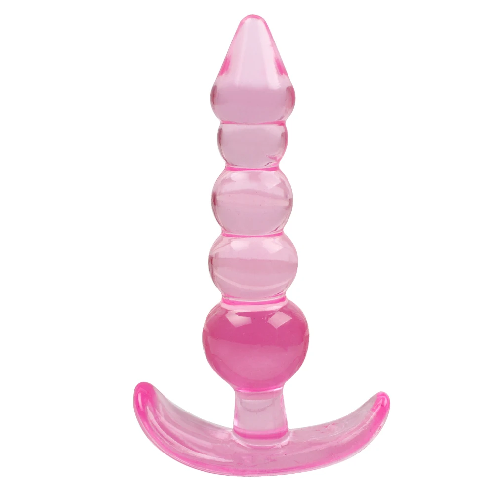 Jelly Silicone Sexy Accessories For Beginner Erotic Toys Silicone Anal Plug SM Adult Sex Toys For Men Women QQGS06