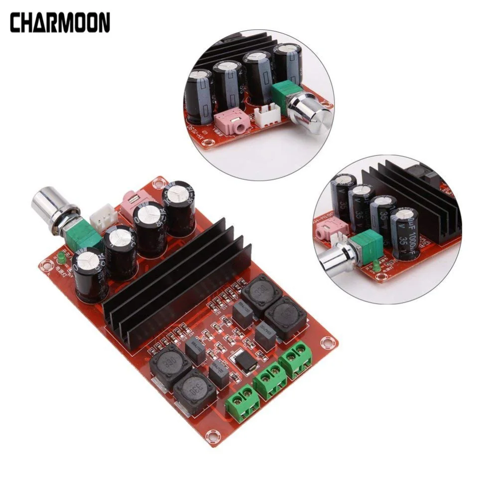 2*100W TPA3116 2.1 Digital Audio Amplifier Board XH-HM190 TPA3116D2 Subwoofer Speaker Power Amplifiers DC12V-24V
2*100W TPA3116 2.1 Digital Audio Amplifier Board XH-HM190 TPA3116D2 Subwoofer Speaker Power Amplifiers DC12V-24V