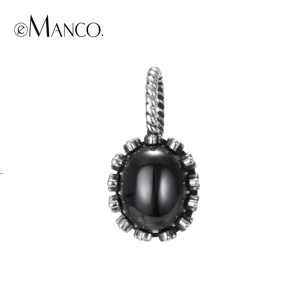 e-Manco 925 Sterling Silver Black Glass Pendants Oval Gothic Necklaces Punk Wholesale Unisex New Arrival Best Gift
e-Manco 925 Sterling Silver Black Glass Pendants Oval Gothic Necklaces Punk Wholesale Unisex New Arrival Best Gift
