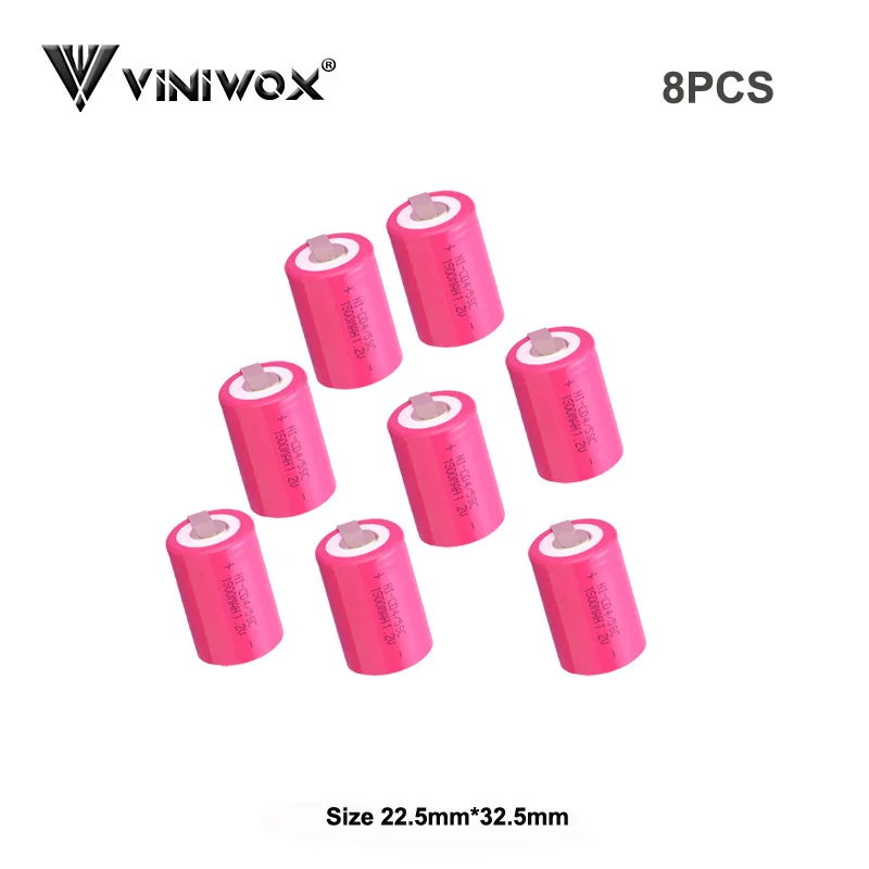 4/5SC 1500mAh Ni-CD 1.2V Rechargeable Batteries for Subc NICD AccumulatorElectric Flashlight Power Bank Power Tool Battery Cell
4/5SC 1500mAh Ni-CD 1.2V Rechargeable Batteries for Subc NICD AccumulatorElectric Flashlight Power Bank Power Tool Battery Cell