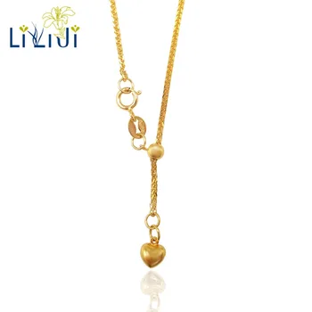 Lii Ji 18K Gold Chopin Chain Adjustable Pure Yellow Gold Necklace 45cm Au750 Wendding Party Gift
Lii Ji 18K Gold Chopin Chain Adjustable Pure Yellow Gold Necklace 45cm Au750 Wendding Party Gift