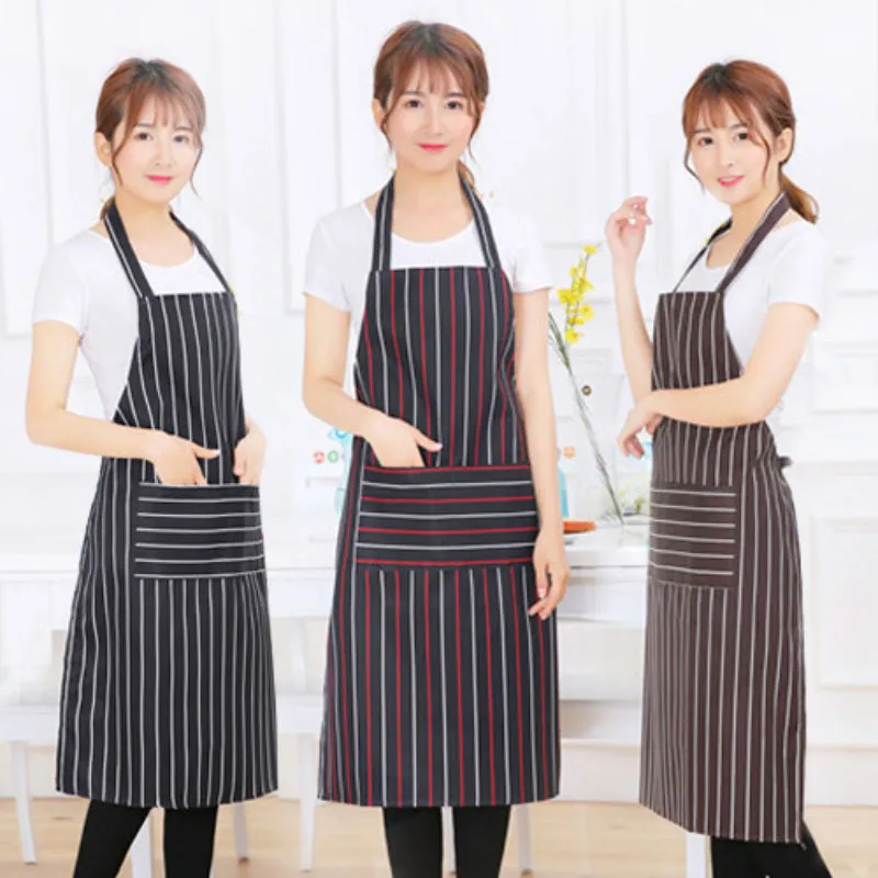 Kitchen Cooking Sleeveless Apron Female Oilproof Thickening Waist Korean Version Fashion Adult Stripe Apron With Pocket
Kitchen Cooking Sleeveless Apron Female Oilproof Thickening Waist Korean Version Fashion Adult Stripe Apron With Pocket