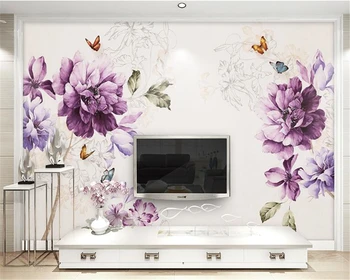 beibehang Aesthetic Art Watercolor Bird Purple Flower Modern Simple 3d Wallpaper Home Decor Sofa Background Mural wallpaper 3d
beibehang Aesthetic Art Watercolor Bird Purple Flower Modern Simple 3d Wallpaper Home Decor Sofa Background Mural wallpaper 3d