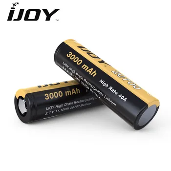 2PCS/lot Ijoy 20700 Battery 3000mah 40A Li-Ni High Drain E Cigarette Rechargeable Battery for E Cigs IJOY Captain PD270 Box Mod
2PCS/lot Ijoy 20700 Battery 3000mah 40A Li-Ni High Drain E Cigarette Rechargeable Battery for E Cigs IJOY Captain PD270 Box Mod