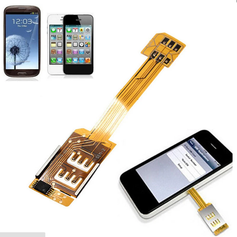 Phone Practical Dual SIM Card Adapter Extension SIM Converter 4G Morecard for Samsung Galaxy S3 S4 S5 Note 2 3 4 for iPhone 4S 4
Phone Practical Dual SIM Card Adapter Extension SIM Converter 4G Morecard for Samsung Galaxy S3 S4 S5 Note 2 3 4 for iPhone 4S 4