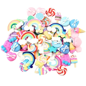 50Pcs DIY Resin Accessories Mobile Phone Shell Accessories Blessing Bag Lollipop Rainbow Jewelry Hairware Accessories
50Pcs DIY Resin Accessories Mobile Phone Shell Accessories Blessing Bag Lollipop Rainbow Jewelry Hairware Accessories