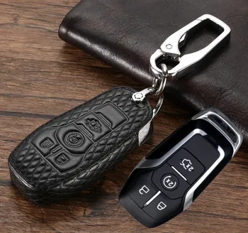 Car Leather Key Cover Wallet For FORD FUSION EXPLORER EDGE MUSTANG F-150 F150 MONDEO Limited Lincoln MKZ MKC 4 button KeyBag
Car Leather Key Cover Wallet For FORD FUSION EXPLORER EDGE MUSTANG F-150 F150 MONDEO Limited Lincoln MKZ MKC 4 button KeyBag