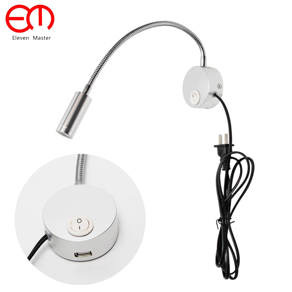 New LED Wall Lamps With Switch with plug with USB AC90-260V mirror Light Direction Adjustable Indoor Reading Lighting ZBD0016
New LED Wall Lamps With Switch with plug with USB AC90-260V mirror Light Direction Adjustable Indoor Reading Lighting ZBD0016