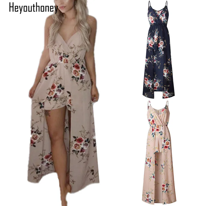 6 Color Floral Print V Neck Spaghetti Straps Sleeveless Jumpsuit for Women Rompers Summer Beach Sexy Maxi Overalls Playsuit Blue
6 Color Floral Print V Neck Spaghetti Straps Sleeveless Jumpsuit for Women Rompers Summer Beach Sexy Maxi Overalls Playsuit Blue