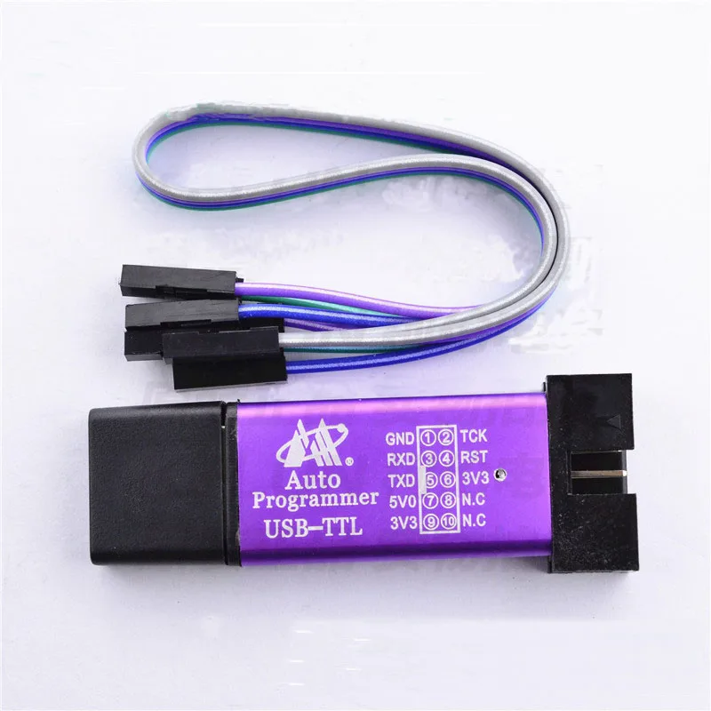 USB-TTL Auto Programmer MCU STC 51 Microcontroller Downloader / 3.3V 5V Universal / Dual Voltage USB to TTL DownLoad Cable
USB-TTL Auto Programmer MCU STC 51 Microcontroller Downloader / 3.3V 5V Universal / Dual Voltage USB to TTL DownLoad Cable