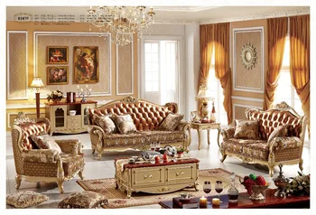 French style living room sofa furniture 187 with grain leather
French style living room sofa furniture 187 with grain leather