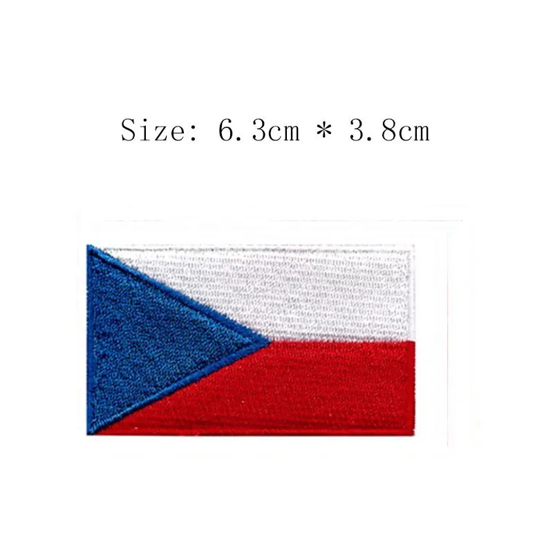 Czech Republic 2.5" wide Bragg skiing embroidery flag patch Wholesale free shipping iron sew on bags left chest
Czech Republic 2.5" wide Bragg skiing embroidery flag patch Wholesale free shipping iron sew on bags left chest