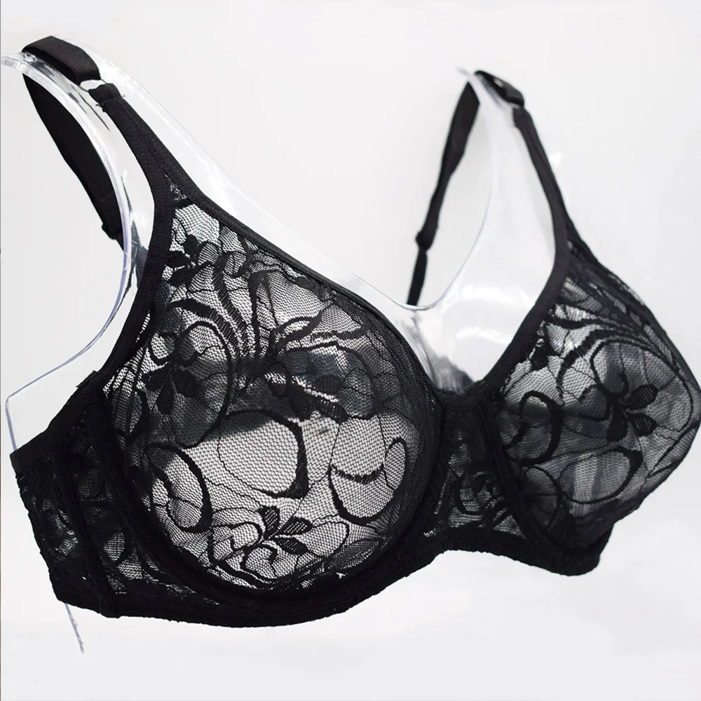 Sexy Women Embroidery Lace Sheer Bra Bralette Unpadded Sexy Lingerie Plus Size Plunge See Through Brassiere Bh 30-42 A B C D Cup
Sexy Women Embroidery Lace Sheer Bra Bralette Unpadded Sexy Lingerie Plus Size Plunge See Through Brassiere Bh 30-42 A B C D Cup