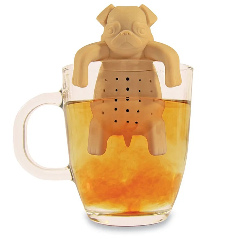 Silicone Pug Shaped ea Strainer Coffee Herb Filter Tea Infuser Reusable For Home Loose Leaf Diffuser Accessories Tools
Silicone Pug Shaped ea Strainer Coffee Herb Filter Tea Infuser Reusable For Home Loose Leaf Diffuser Accessories Tools