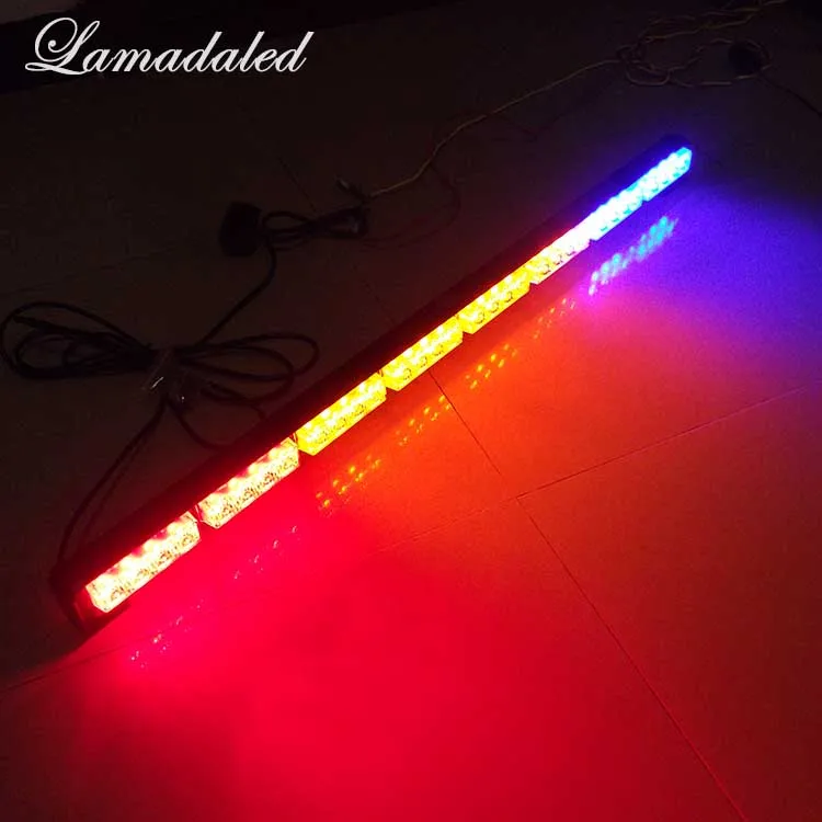 DC12V 34inch 86CM red blue amber 32led Police vehicle strobe light bar emergency truck car bumper flash warning lamp
DC12V 34inch 86CM red blue amber 32led Police vehicle strobe light bar emergency truck car bumper flash warning lamp