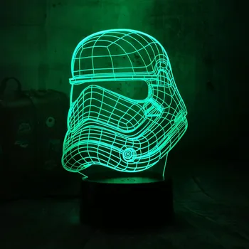 NEW Star Wars Imperial Stormtroope 3D RGB LED Night Light 7 Color Chang Baby Sleep Desk Lamp Home Decor Holiday Kid Boys lamp
NEW Star Wars Imperial Stormtroope 3D RGB LED Night Light 7 Color Chang Baby Sleep Desk Lamp Home Decor Holiday Kid Boys lamp