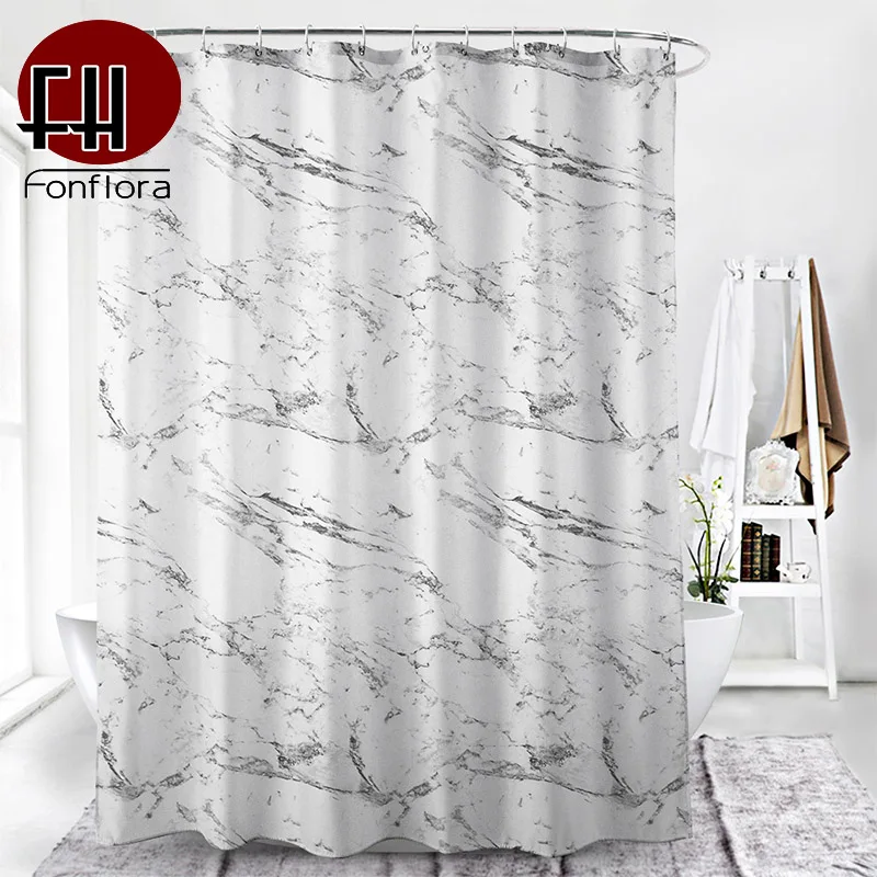 Modern Bathroom Curtains Shower Curtains With Print Waterproof White Simple Marble Grain Add Lead Line Dangling With Hooks Panel
Modern Bathroom Curtains Shower Curtains With Print Waterproof White Simple Marble Grain Add Lead Line Dangling With Hooks Panel