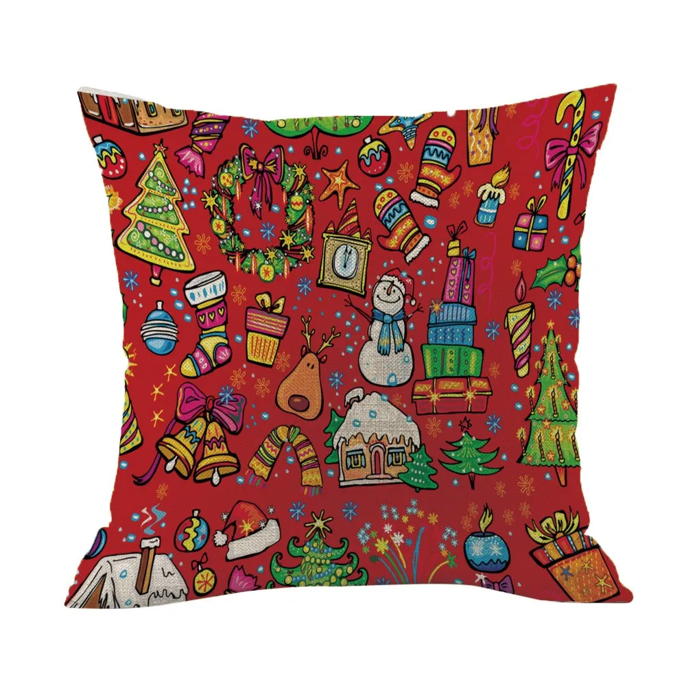 Happy Christmas Pillow Cases 45cm*45cm Cotton Linen Bedroom Cushioncover Home Retro Warm Chair Pillowcases Print
Happy Christmas Pillow Cases 45cm*45cm Cotton Linen Bedroom Cushioncover Home Retro Warm Chair Pillowcases Print