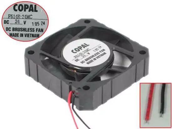 COPAL F614R-24MC DC 24V 60x60x15mm 2-Wire Server Square Fan | Компьютеры и офис