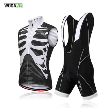 2018 Summer WOSAWE Sleevless Cycling Clothing Cycling Vest+Gel Pad MTB Cycling Bib Shorts Ropa Ciclismo Cycling Jersey Set
2018 Summer WOSAWE Sleevless Cycling Clothing Cycling Vest+Gel Pad MTB Cycling Bib Shorts Ropa Ciclismo Cycling Jersey Set