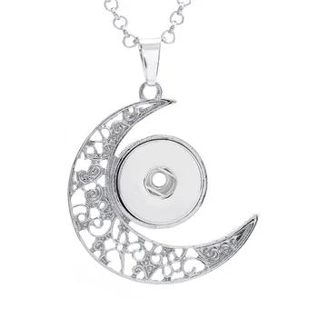 10pcs 2016 Fashion Men Metal new 18mm snap new button Moon Pendant Necklace Jewelry
10pcs 2016 Fashion Men Metal new 18mm snap new button Moon Pendant Necklace Jewelry