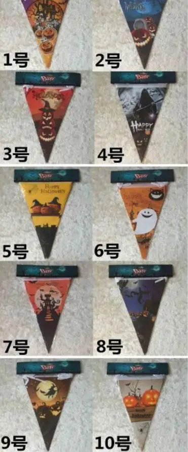 Halloween decoration pennant banner carnival garland skull bat ghost spider paper flag clubing bar house shop party decor gift
Halloween decoration pennant banner carnival garland skull bat ghost spider paper flag clubing bar house shop party decor gift