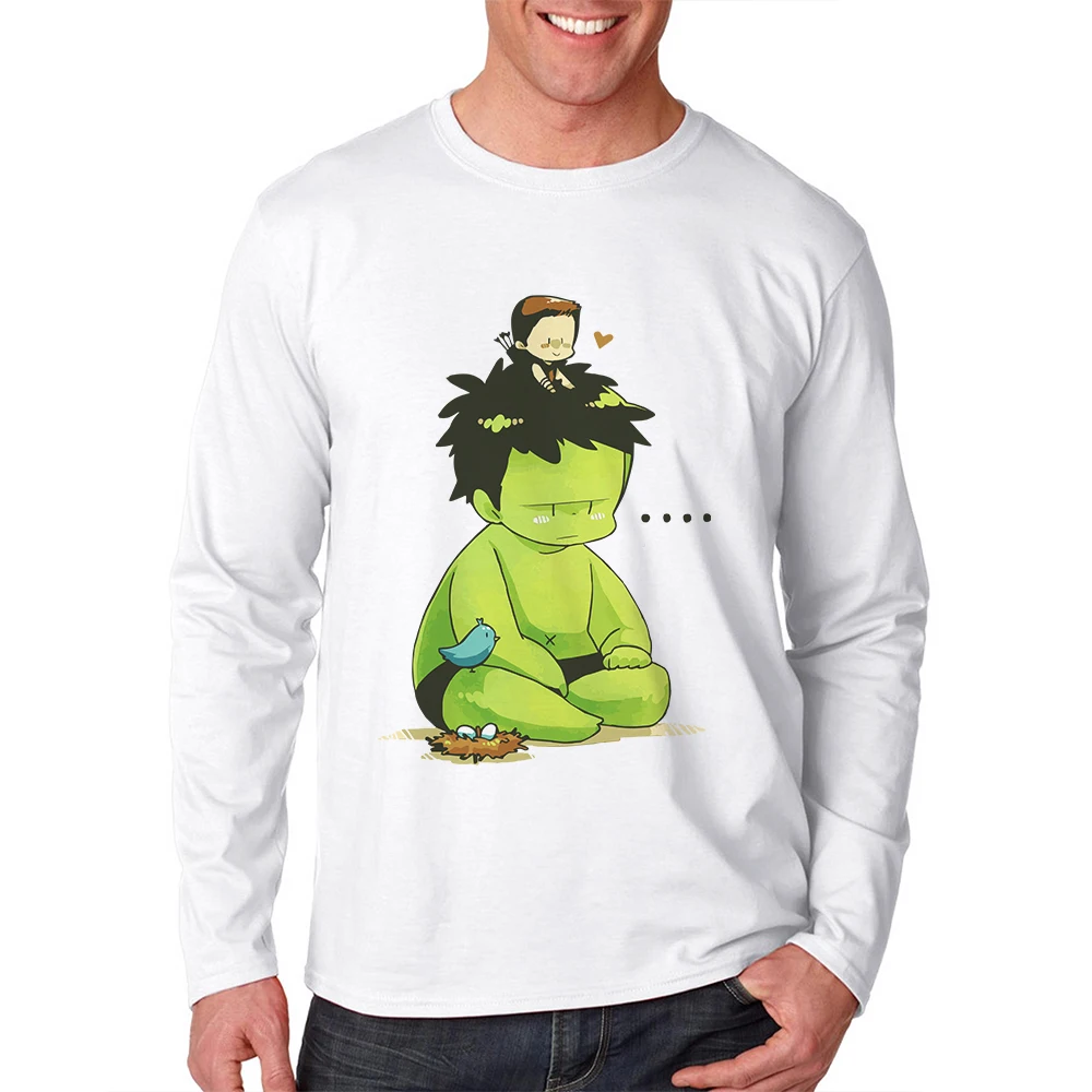 Newest Funny Avengers Hulk Mens White T Shirt Superhero Long Sleeve Casual Tops Man Tee Shirt Cotton Men Tshirts Free Shipping
Newest Funny Avengers Hulk Mens White T Shirt Superhero Long Sleeve Casual Tops Man Tee Shirt Cotton Men Tshirts Free Shipping