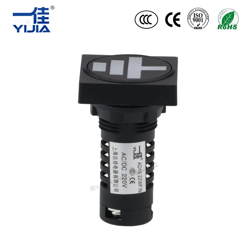 22mm mounting hole ground position indicator square indicator lights signal lamp AD16-22WF/N 12V 24V 36V 48V 110V 220V 380V
22mm mounting hole ground position indicator square indicator lights signal lamp AD16-22WF/N 12V 24V 36V 48V 110V 220V 380V