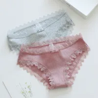 Sexy Cotton Women's Panties Briefs Lovely Girls Underwear Wholesale Multicolor Lingerie Intimates image