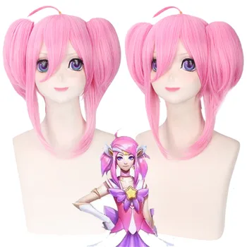 COSPLAY Star Guardian LUX LOL Short Pink Synthetic Hair Cosplay Wig Chip Ponytail Heat Resistance Party Wigs women Halloween
COSPLAY Star Guardian LUX LOL Short Pink Synthetic Hair Cosplay Wig Chip Ponytail Heat Resistance Party Wigs women Halloween