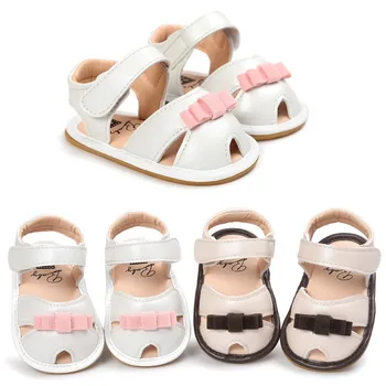 Cute Bow Princess baby girls sandals PU leather summer Baby moccasins Newborn hard rubber sole kids sandals for 0-1 Years
Cute Bow Princess baby girls sandals PU leather summer Baby moccasins Newborn hard rubber sole kids sandals for 0-1 Years