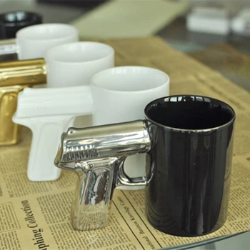 Novelty Pistol Ceramic Cup Coffee Tea Cup Home Office Drinkware Unique Gift Personality Milk Cup Breakfast Juice Mug 5ZDZ428
Novelty Pistol Ceramic Cup Coffee Tea Cup Home Office Drinkware Unique Gift Personality Milk Cup Breakfast Juice Mug 5ZDZ428