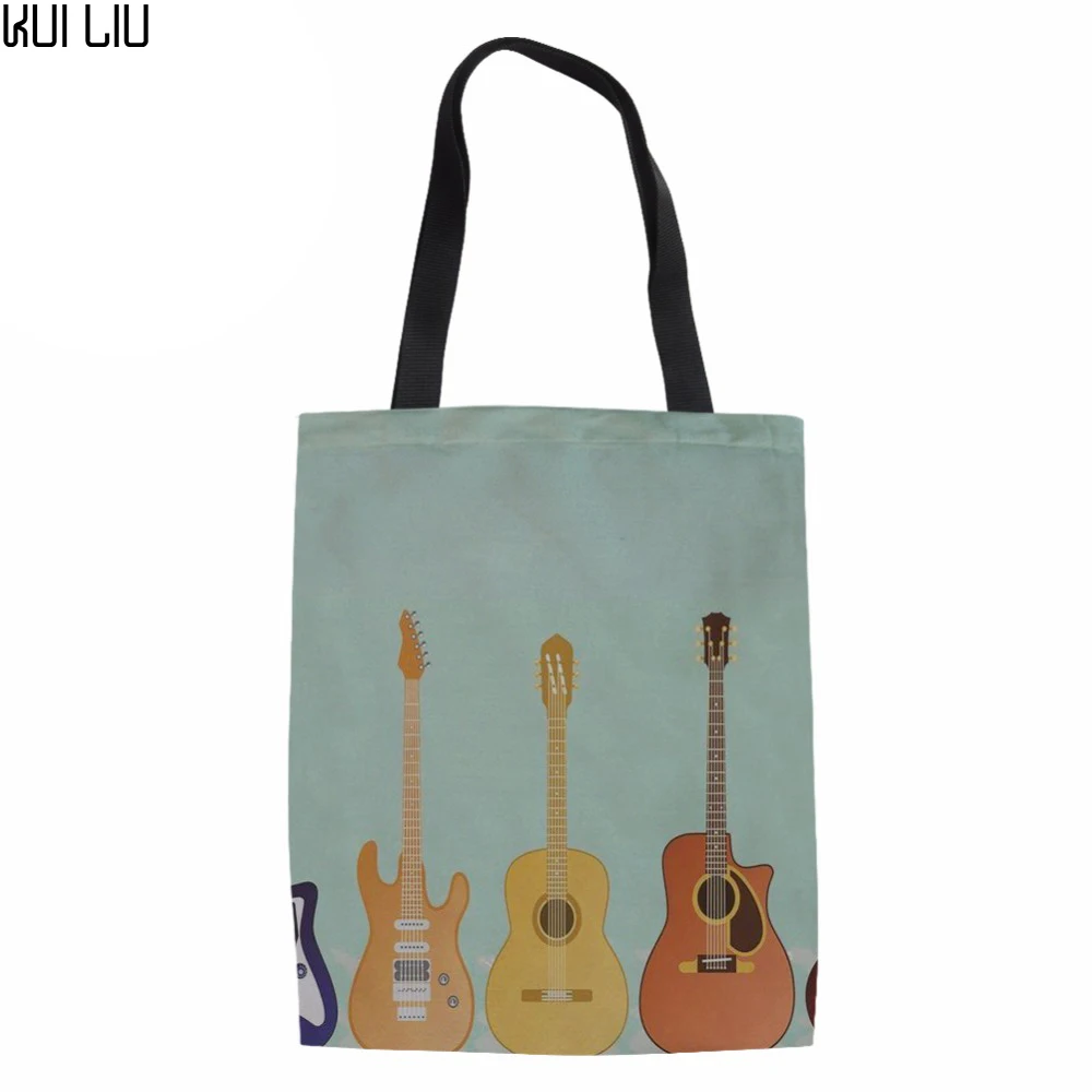 Funny Guitar Printed Shopping Bags Folding Ladies Eco Friendly Grocery Bag for Female Environment Protection Reusable Bag
Funny Guitar Printed Shopping Bags Folding Ladies Eco Friendly Grocery Bag for Female Environment Protection Reusable Bag