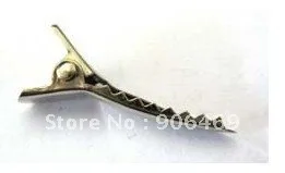 2000pcs/lot 35mm Single Prong alligator teeth /hair clips EMS+FREESHIPPING
2000pcs/lot 35mm Single Prong alligator teeth /hair clips EMS+FREESHIPPING