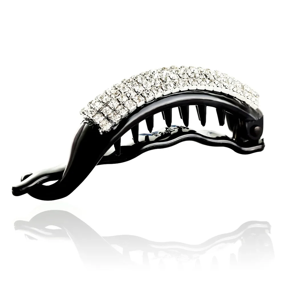 Long Acrylic 6 Rows Rhinestone Hair Clip Elegant Bride's Banana Hairpins Crystals Claws Ornaments Jewelry for Women Tiaras HC091
Long Acrylic 6 Rows Rhinestone Hair Clip Elegant Bride's Banana Hairpins Crystals Claws Ornaments Jewelry for Women Tiaras HC091