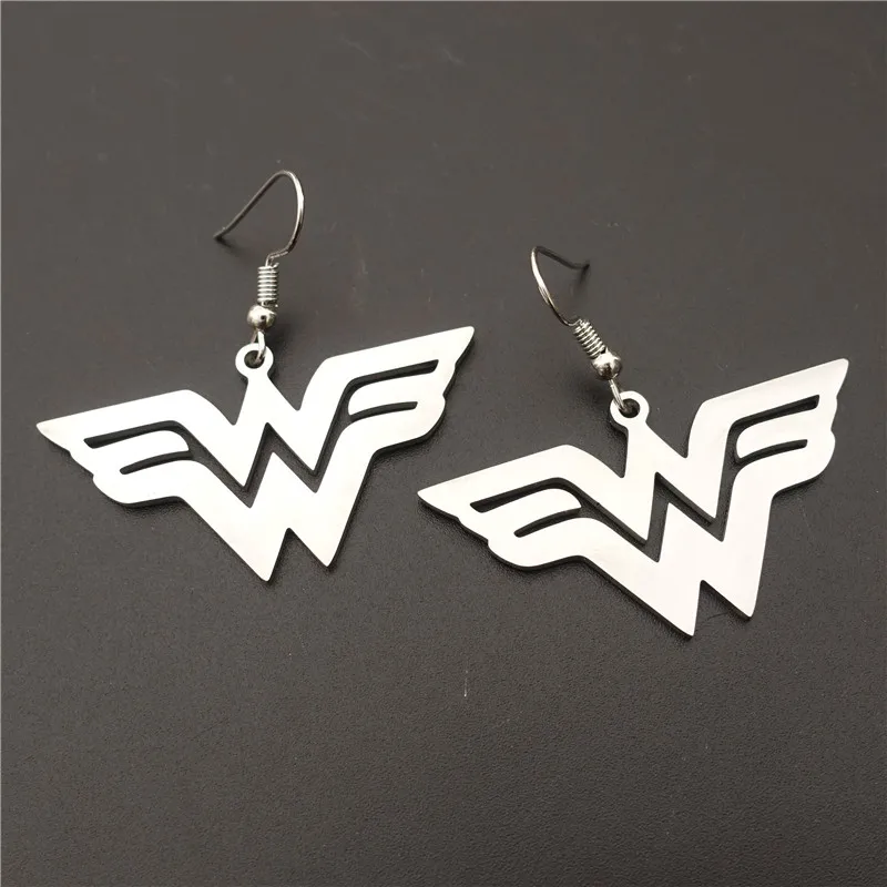 DC Wonder Woman Logo Comic Geek Stainless Steel Earrings Marvel Super Heroes Jewelry
DC Wonder Woman Logo Comic Geek Stainless Steel Earrings Marvel Super Heroes Jewelry
