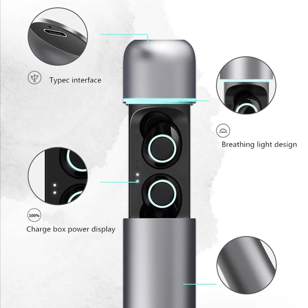 Bluetooth 5.0 Wireless Earphone TWS Sport Earbuds Bluetooth Headphone Stereo Sound Sport Earphones For Samsung Galaxy buds S10
Bluetooth 5.0 Wireless Earphone TWS Sport Earbuds Bluetooth Headphone Stereo Sound Sport Earphones For Samsung Galaxy buds S10