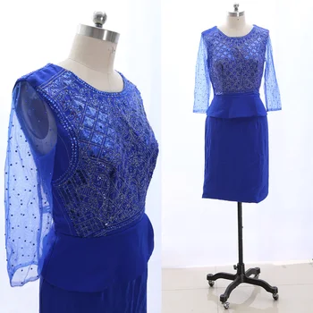 MACloth Blue Sheath Scoop Neck Knee-Length Short Crystal Tulle Prom Dresses Dress L 265139 Clearance
MACloth Blue Sheath Scoop Neck Knee-Length Short Crystal Tulle Prom Dresses Dress L 265139 Clearance