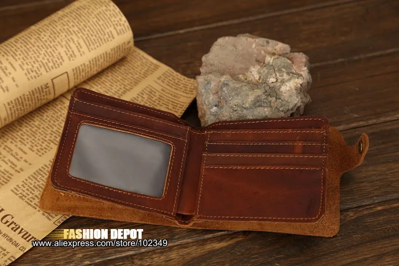 Genuine Leather wallet leather purse 5301-1# (14)