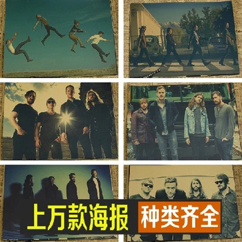 Imagine Dragons Dragonica music poster rock band retro Kraft Paper paintings around the bar
Imagine Dragons Dragonica music poster rock band retro Kraft Paper paintings around the bar