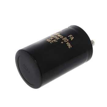 22000uF 80V Electrolytic Screw Capacitor Audio Amp Power Supply 50x80mm 105 Celsius
22000uF 80V Electrolytic Screw Capacitor Audio Amp Power Supply 50x80mm 105 Celsius