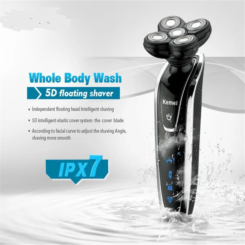 Electric Washable Men's Shaver Razor Grooming Kit Mustache Beard Trimmer 3D Man Bald Shaven Head Shaving Skull Haircut Clipper
Electric Washable Men's Shaver Razor Grooming Kit Mustache Beard Trimmer 3D Man Bald Shaven Head Shaving Skull Haircut Clipper