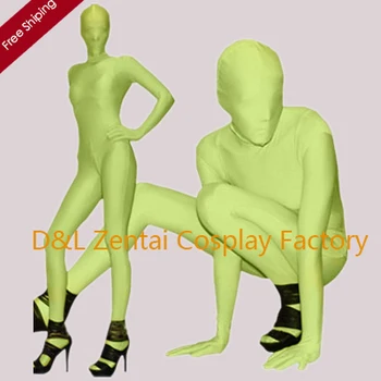 Free Shipping DHL Adult Sexy Fullbody Light Green Lycra Spandex Zentai Suit Dropship A030
Free Shipping DHL Adult Sexy Fullbody Light Green Lycra Spandex Zentai Suit Dropship A030