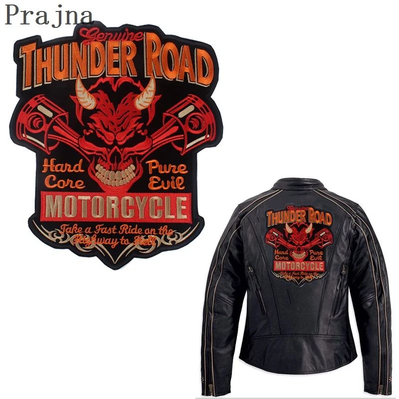 Prajna New Biker Motorcycle Metal Patch Stalker Rock Iron On Patches Skull Large Back Embroidered Patches For Clothes Applique
Prajna New Biker Motorcycle Metal Patch Stalker Rock Iron On Patches Skull Large Back Embroidered Patches For Clothes Applique