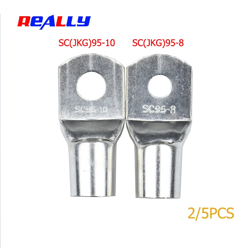 REALLY SC95-8 95-10 Copper Cable Lug Kit Bolt Hole Tinned Cable lugs Battery Terminals copper nose Wire connector
REALLY SC95-8 95-10 Copper Cable Lug Kit Bolt Hole Tinned Cable lugs Battery Terminals copper nose Wire connector